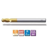 三興製作所 C(TiN)コーティング4枚刃ボールエンドミル(ショート刃) CーFFB4T R9 1本（直送品）