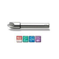 三興製作所 小先端径コーナラウンジングカッター(3枚刃) CRCmini R2.5 CRC mini R2.5X2.0X8.0X50 1本（直送品）