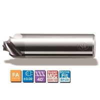 三興製作所 FAコーティング超硬コーナーラウンジングカッター(ハイヘリックス)(3枚刃) FAGCCRCX R4 FA-GCCRCX 1本（直送品）