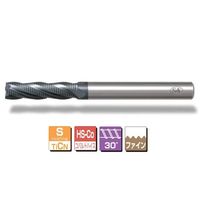 S(TiCN)コーティングファインピッチエンドミル(レギュラ刃)(4枚刃&6枚刃) SーFPαM 39 S-FPaM 39.0 1本（直送品）