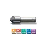 三興製作所 S(TiCN)コーティングコーナラウンジングカッター(3枚刃&4枚刃) SーCRC R3.5 1本（直送品）