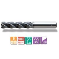 三興製作所 S(TiCN)コーティングエステック4枚刃エンドミル(ロング刃) SS4TL 6X40 1本（直送品）