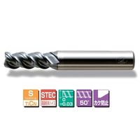 三興製作所 S(TiCN)コーティングエステックマッスルエンドミル(レギュラ刃)(3枚刃) SSM 10 10.0 1本（直送品）
