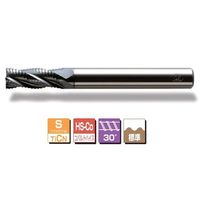 三興製作所 S(TiCN)コーティングαニックエンドミル(ショート刃)(4枚刃&6枚刃) Sーαs 8 S-aS 8.0 1本（直送品）