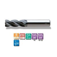 三興製作所 S(TiCN)コーティングエステックラジアスエンドミル SSVSR 8XR0.3 1本（直送品）