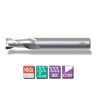 三興製作所 ハイス2枚刃エンドミル(ショート刃) VS2T 4.9 1セット(2本)（直送品）