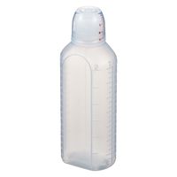 エムアイケミカル 投薬瓶ハイオール 200mL 凸凹目盛り（滅菌済）赤線目盛り薬杯付  24809708 200CC（5本入X22袋） 1箱（直送品）