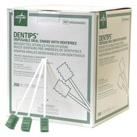 【口腔ケアスポンジ】 デンティップス グリーン重曹付 ザイコアインターナショナルインク ミントフウミ 1箱(250入)（直送品）