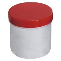 馬野化学容器 UG軟膏壷 25365900 蓋:赤 3-56(125ML)50イリ 1箱(50入)（直送品）