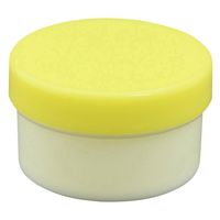 浅井商事 プラ壷 24810002 黄 20ML(100コイリ) 1箱(100入)（直送品）