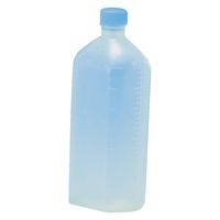 サンケミカル サンケミ 1型投薬瓶 500mL 凸凹目盛り 25282606 キャップ色：青 10008（500CC）50ホン 1箱（50入）（直送品）