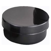 馬野化学容器 UG軟膏壷(オールブラック) 24810104 3-55(58ML)100イリ 1箱(100入)（直送品）