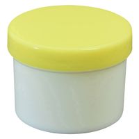 浅井商事 プラ壷 24810003 黄 30ML(100コイリ) 1箱(100入)（直送品）