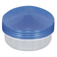 馬野化学容器 UG軟膏壷 24810204 蓋:クリア青 本体:UVクリア 3-55(58ML)100イリ 1箱(100入)（直送品）