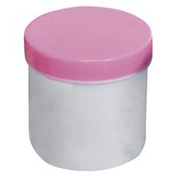 馬野化学容器 UG軟膏壷 25365900 蓋:ピンク 3-56(125ML)50イリ 1箱(50入)（直送品）