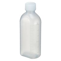 エムアイケミカル 投薬瓶PPB 150mL 凸凹目盛り（滅菌済）少数包装 08285029 キャップ色:白PP 150CC（5本入り）1箱（直送品）