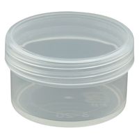 浅井商事 プラ壷 24810002 透明 20ML(100コイリ) 1箱(100入)（直送品）