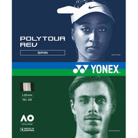 Yonex(ヨネックス) テニス ガツト・ラバー ポリツアーレブ 130 (200M) ホワイト PTR130R2 1個（直送品）