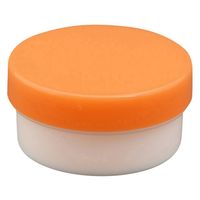 浅井商事 プラ壷 24810001 オレンジ 10ML(100コイリ) 1箱(100入)（直送品）