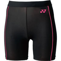 Yonex(ヨネックス) ストッキング ハーフスパッツ レディース O ブラック／ピンク STBF2502 1枚（直送品）