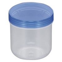 馬野化学容器 UG軟膏壷 25365900 蓋:クリア青 本体:UVクリア 3-56(125ML)50イリ 1箱(50入)（直送品）