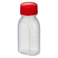 エムアイケミカル 投薬瓶PPB 30mL 凸凹目盛り（滅菌済）少数包装 08285026 キャップ色:赤 30CC（20本入り）1箱（直送品）