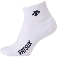 DESCENTE(デサント) バレーボール ソックス Vフィットスーパーショートソックス 28-31 WBK DVB9038（直送品）
