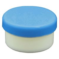 浅井商事 プラ壷 24810000 青 5ML(100コイリ) 1箱(100入)（直送品）