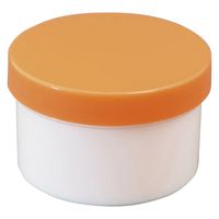 浅井商事 プラ壷 24810004 オレンジ 50ML(100コイリ) 1箱(100入)（直送品）
