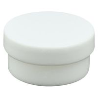 浅井商事 プラ壷 24810001 白 10ML(100コイリ) 1箱(100入)（直送品）