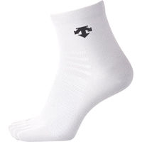 DESCENTE(デサント) ソックス バレーボール 5本指スーパーショートソックス 28-31 WHT DVB9135（直送品）