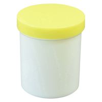 浅井商事 プラ壷 24810005 黄 100ML(50コイリ) 1箱(50入)（直送品）