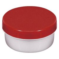 馬野化学容器 UG軟膏壷 24810203 蓋:赤 3-54(35ML)100イリ 1箱(100入)（直送品）