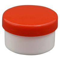 浅井商事 プラ壷 24810002 赤 20ML(100コイリ) 1箱(100入)（直送品）