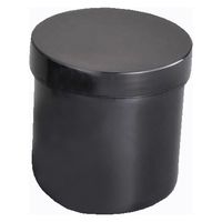 馬野化学容器 UG軟膏壷(オールブラック) 24810105 3-56(125ML)50イリ 1箱(50入)（直送品）