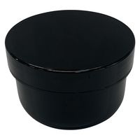 馬野化学容器 UG軟膏壷(オールブラック) 24810106 3-58(80ML)75イリ 1箱(75入)（直送品）