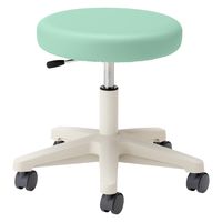 マツヨシ ナースチェア(背なし) 背なし 25256601 ミントグリーン MY-N3245R 1台（直送品）