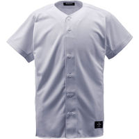 DESCENTE(デサント) 野球＆ソフトボール ユニフォーム フルオープンシャツ M Ｋシルバー STD83TA 1セット(1枚入)（直送品）
