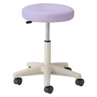マツヨシ ナースチェア(ハイタイプ) 背なし 25256502 ラベンダー MY-N3250R(セナシ) 1台（直送品）
