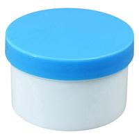 浅井商事 プラ壷 24810004 青 50ML(100コイリ) 1箱(100入)（直送品）