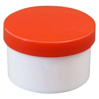 浅井商事 プラ壷 24810004 赤 50ML(100コイリ) 1箱(100入)（直送品）