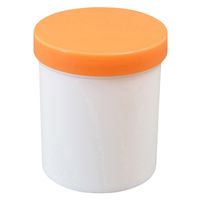 浅井商事 プラ壷 24810005 オレンジ 100ML(50コイリ) 1箱(50入)（直送品）