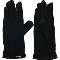 Yonex(ヨネックス) テニス 手袋 テニスグローブ 両手用 LL ブラック AC298 1組（直送品）