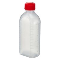 エムアイケミカル 投薬瓶PPB 150mL 凸凹目盛り（滅菌済）少数包装 08285029 キャップ色:赤 150CC（5本入り）1箱（直送品）