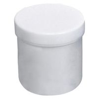 馬野化学容器 UG軟膏壷 25365900 蓋:白 3-56(125ML)50イリ 1箱(50入)（直送品）