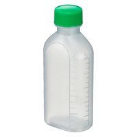 エムアイケミカル 投薬瓶PPB 100mL 凸凹目盛り（滅菌済）少数包装 08285028 キャップ色:緑 100CC（10本入り）1箱（直送品）