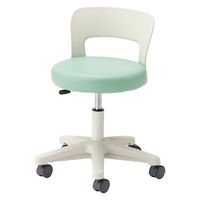 松吉医科器械 マツヨシ ナースチェア(背付) 背付 25256600 ミントグリーン MY-N3240R 1台（直送品）