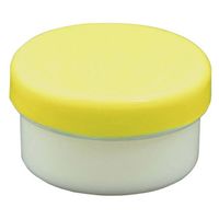 浅井商事 プラ壷 24810000 黄 5ML(100コイリ) 1箱(100入)（直送品）