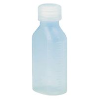 サンケミカル サンケミ 1型投薬瓶 60mL 凸凹目盛り 25282601 キャップ色：白 10002（60CC）200ホン 1箱（200入）（直送品）