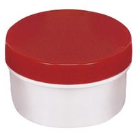 馬野化学容器 UG軟膏壷 25365800 蓋:赤 3-58(80ML)75イリ 1箱(75入)（直送品）